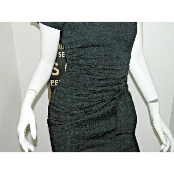 BB Collections Dress Size 4 Black Vintage 80's Cocktail Open Back Made USA - Picture 10 of 16